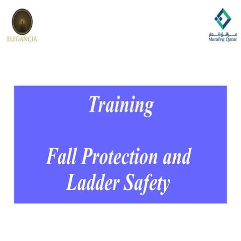 Fall Ladder Safety - Training Slide photos.ppt