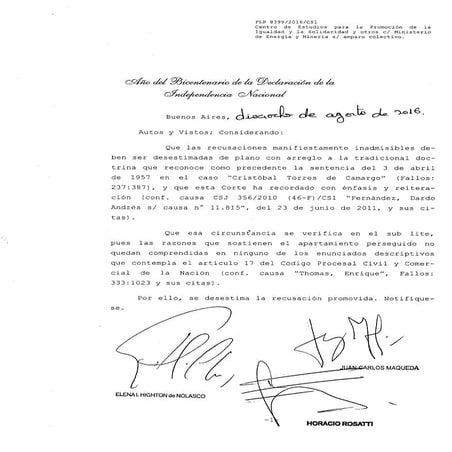 La Corte frenó el tarifazo para los usuarios residenciales