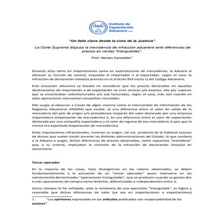 Un fallo clave desde la cima de la Justicia | PDF