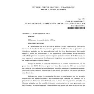 Fallo de la Suprema Corte por prisi...