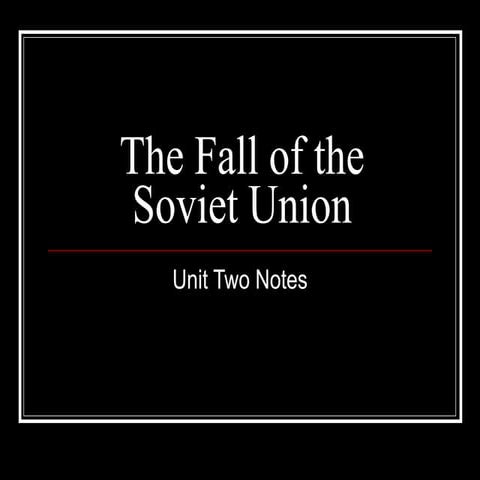 Fallofthesovietunion