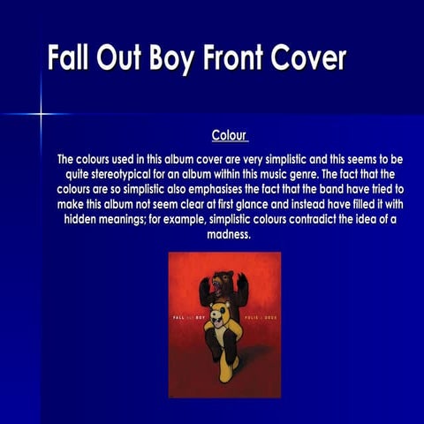 Fall Out Boy - Folie A Deux Analysis