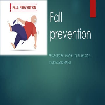 Fall prevention download for free .pptx