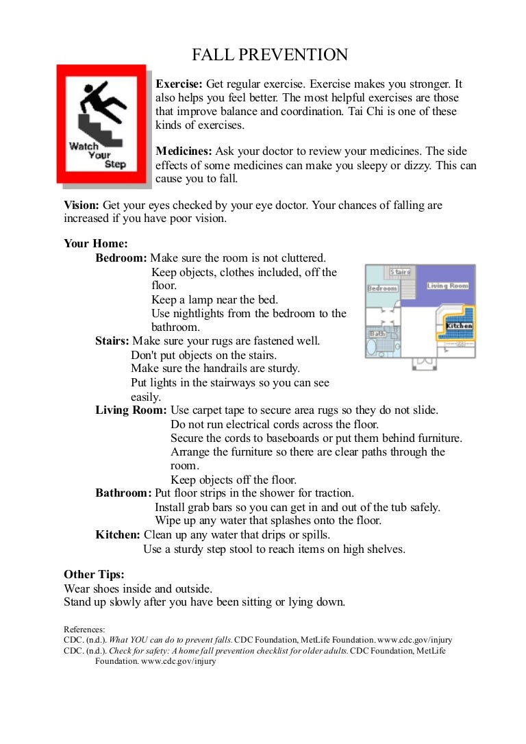 Fall Prevention Template