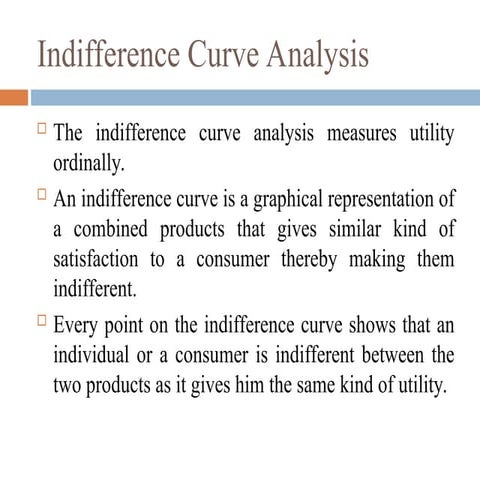 Microeconomics Indifference-Curve-Analyses