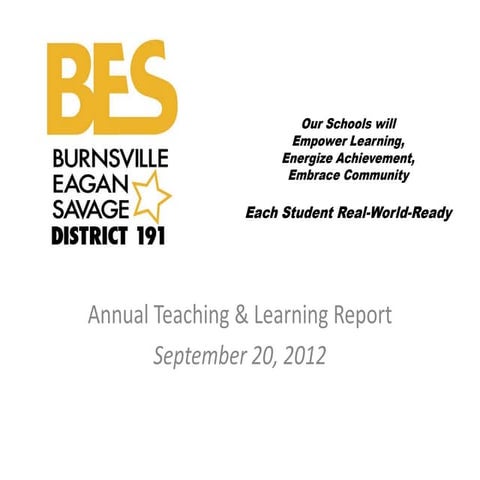 Fall TLT board report 9 2012