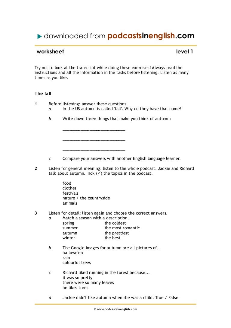 worksheet Fall Worksheet fall worksheet