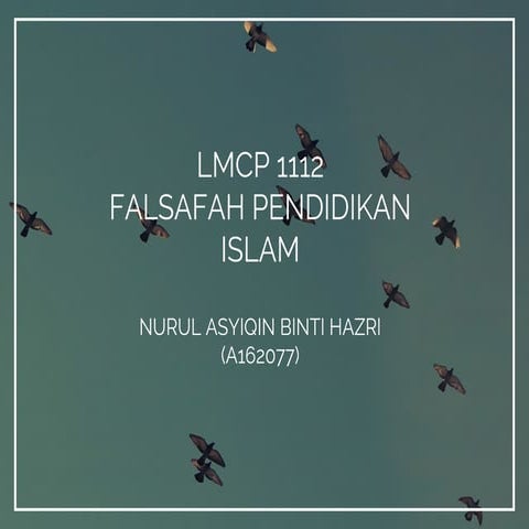 Falsafah Pendidikan Islam 
