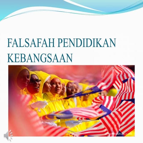 Falsafah pendidikan kebangsaan