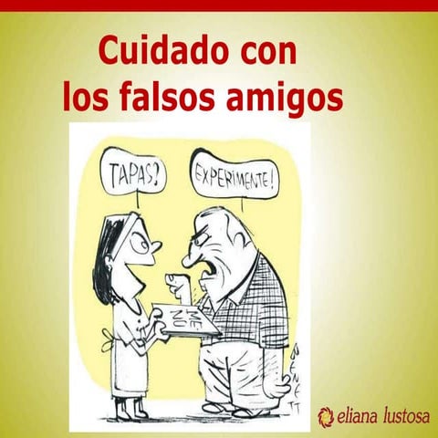 Falsos amigos | PPTX