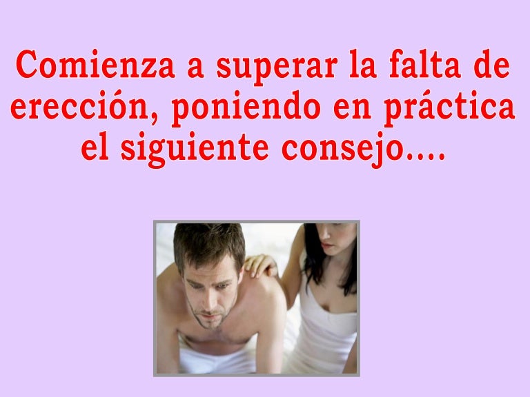 Falta De Ereccion Masculina