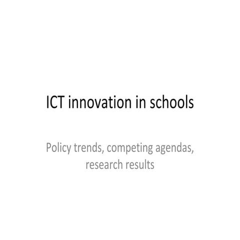 ICT innovation