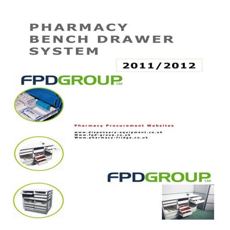 FPD Pharmacy Bench Drawers