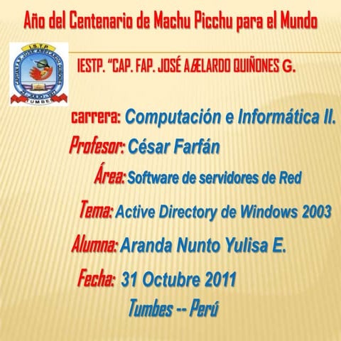 Famas active directory preentar