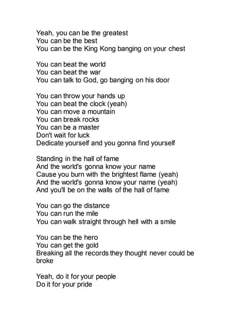 фейм текст. не нужен fame текст. Hall of fame the script. фейм текст. фейм текст.