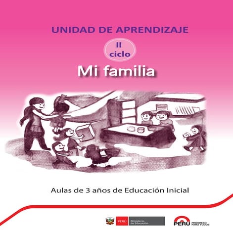 UNIDAD DE APRENDIZAJE Aula de 3 años de Educación Inicial MI FAMILIA-II ...