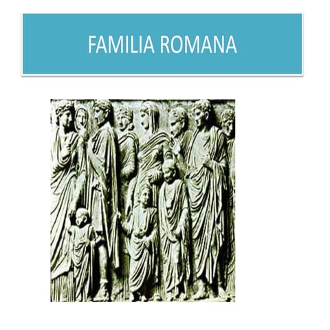 Familia romana