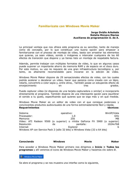  windows movie maker familia 