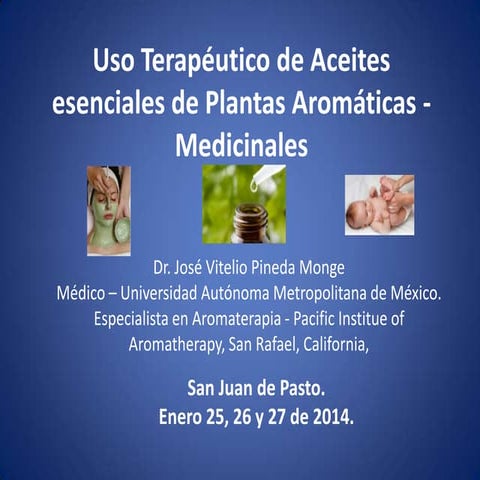 Familias aromaticas por MsCs Olga Lucía Guzman