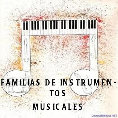 Familias de instrumentos musicales