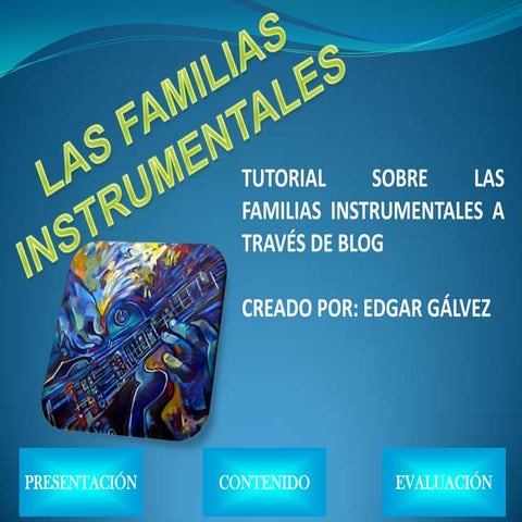 Familias instrumentales