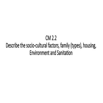 family and its role in health and disease