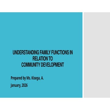 Understanding Family Functions and Their Role in Community Development ...