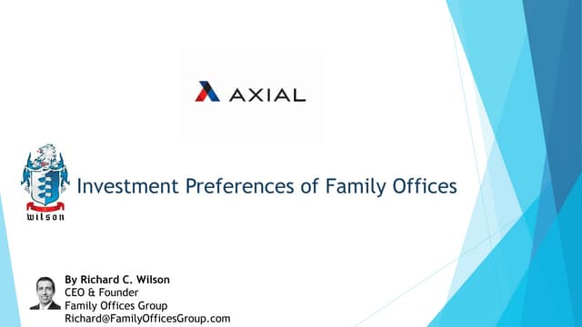 Investment Preferences of Family Offices