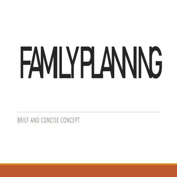 Family-Planning-lecture that will help you ace your exam