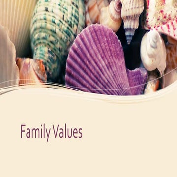 Family values | PPTX
