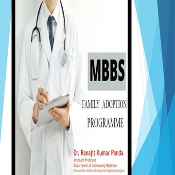 Family adoption program in government of odisha