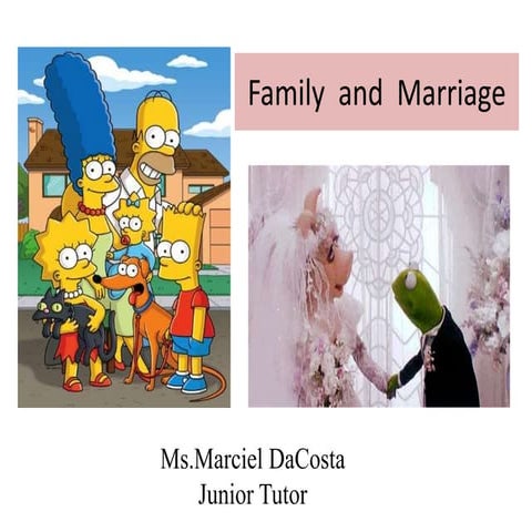 Family and marriage 