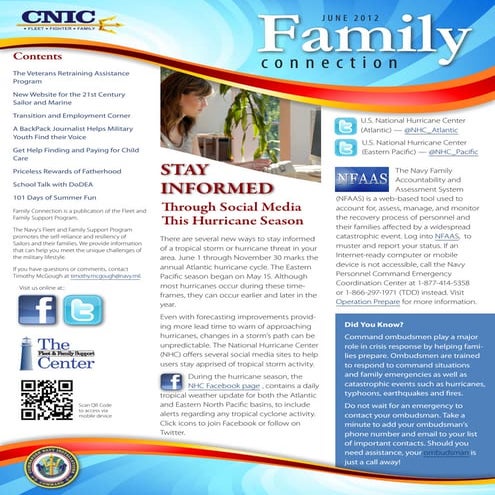 Family Connection Newsletter June 2012