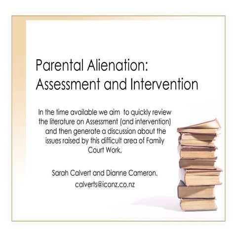 Family Court, S Calvert and D Cameron | PPT