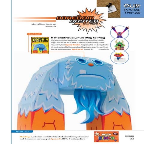 Fun Family Activities with Family Deck Cards in Disney Family Fun Magazine