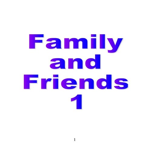 Family&friend 1