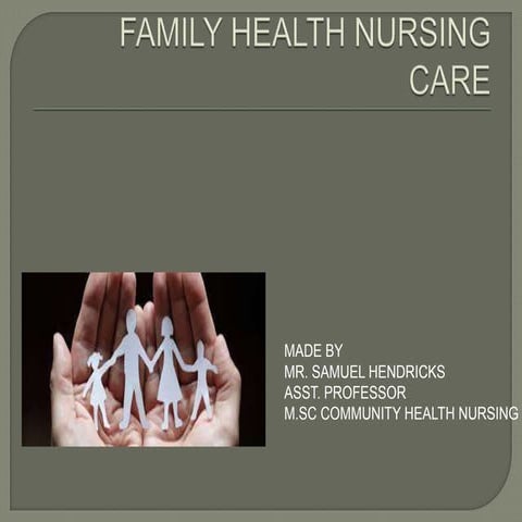 Family Health Nursing care