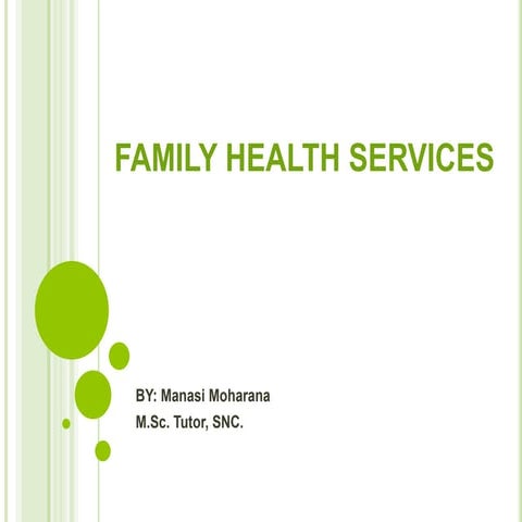 Family health services