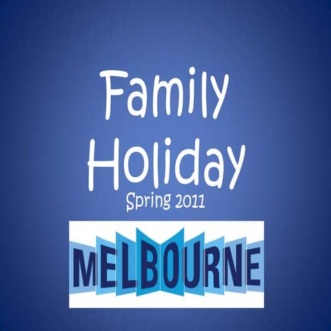 Family holiday bronte