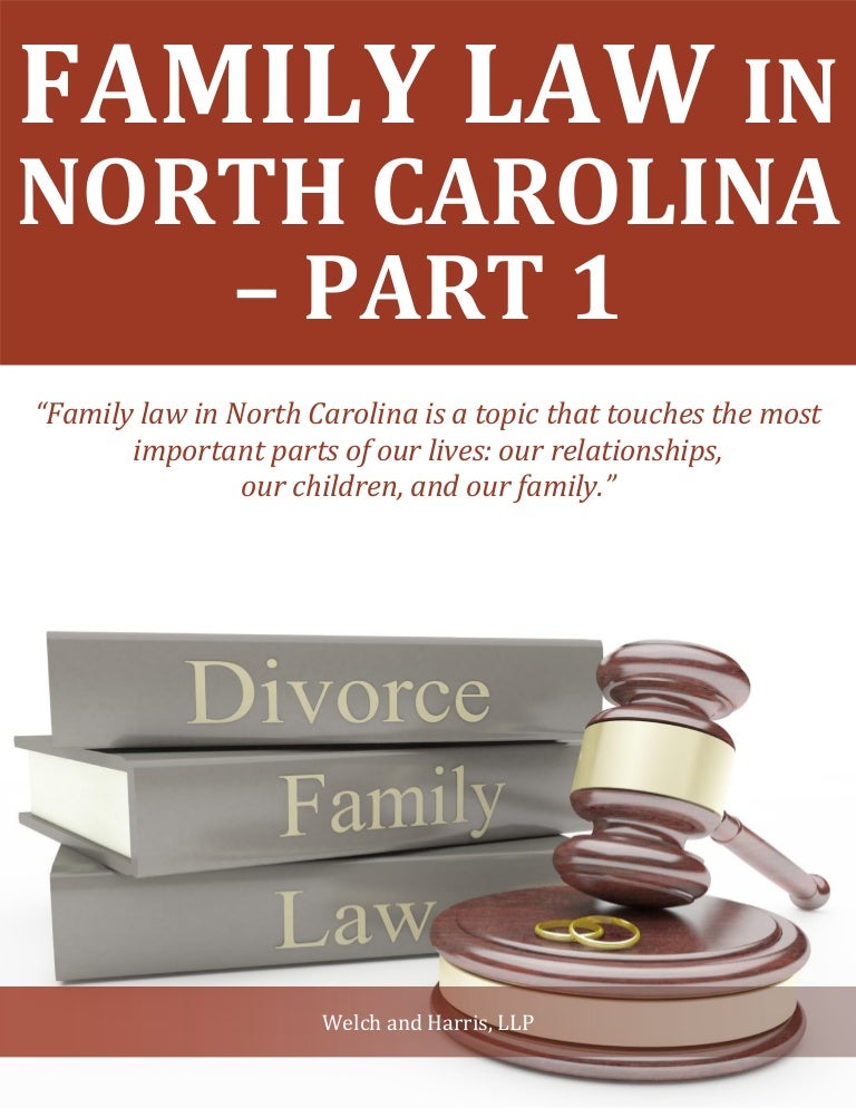Family Law in North Carolina Part1