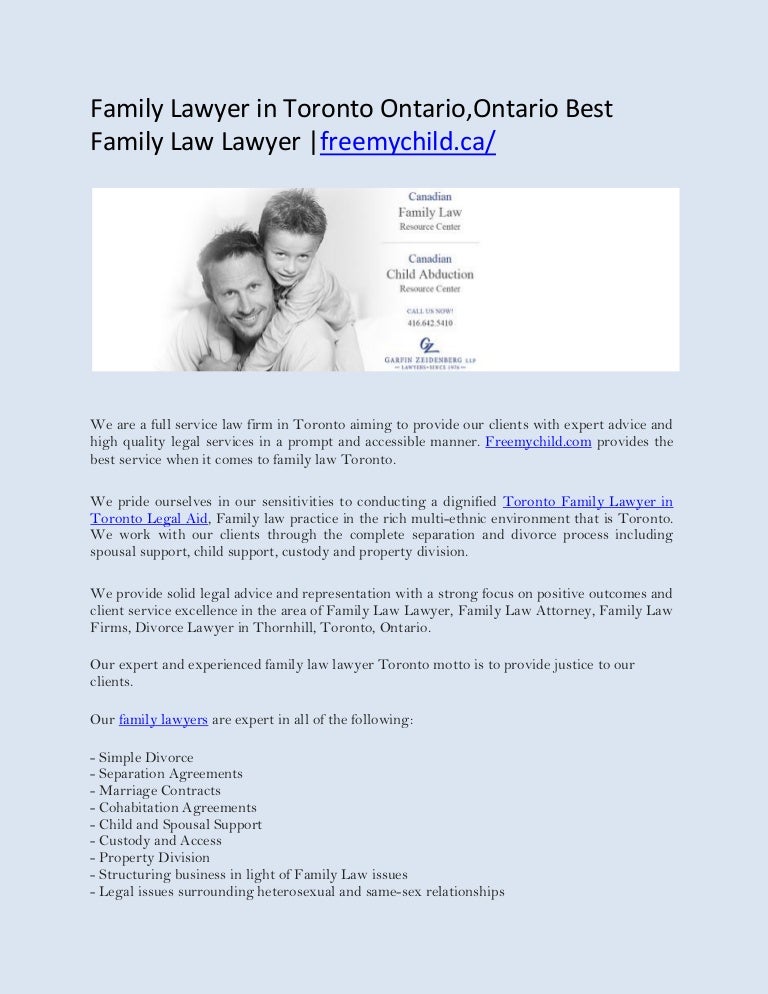 Family Lawyer In Toronto Ontario Ontario Best Family Law Lawyer Free