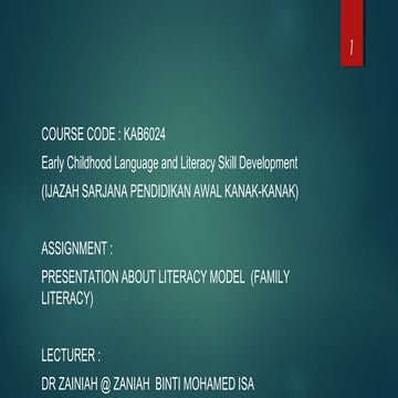 Family Literacy | PPT