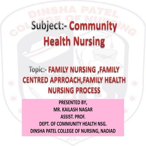 Family nursing and family health nursing process