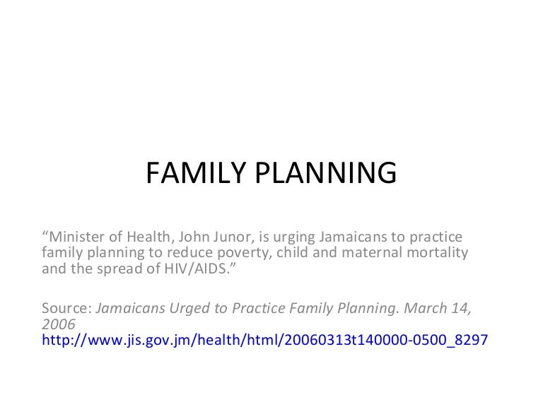 Family planning