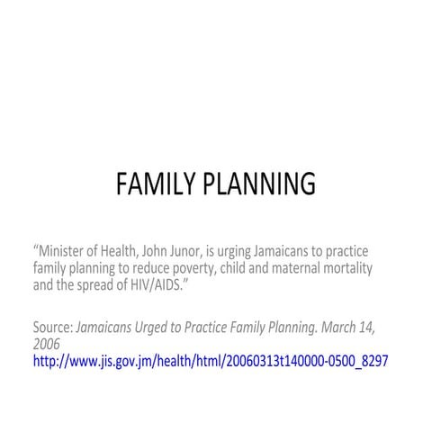 Family planning