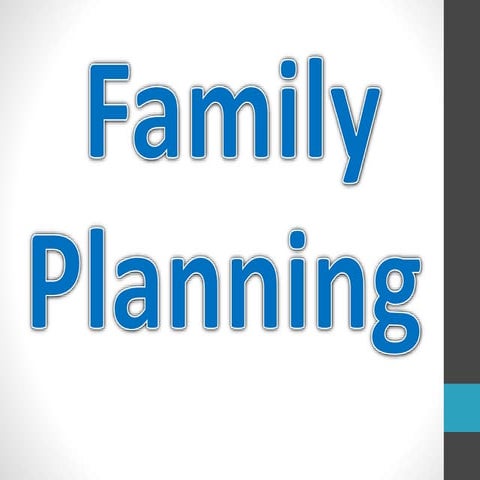 Family planning 