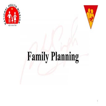 Family Planning I Methods of FP I Dr.Singh