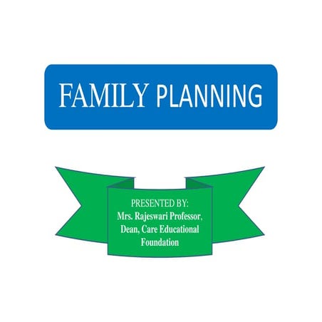 Family planning 2020