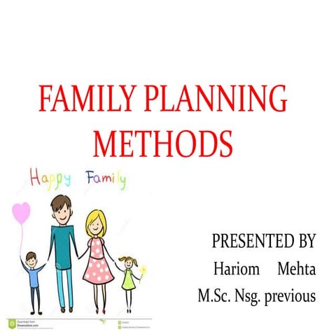 Family planning method