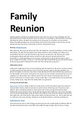 family reunion invitations family reunion letter